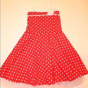 Ceci Kid Red Polka Dot Dress
